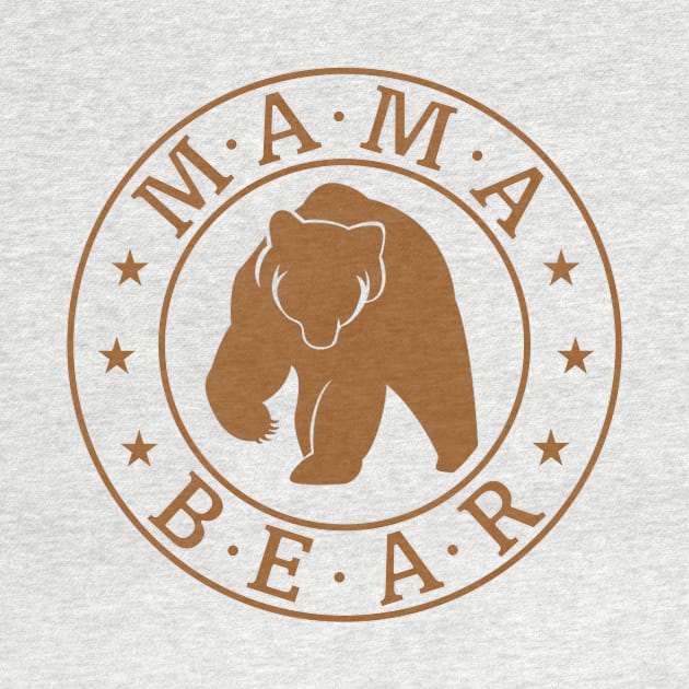 Mama Bear Brown by Penciligram